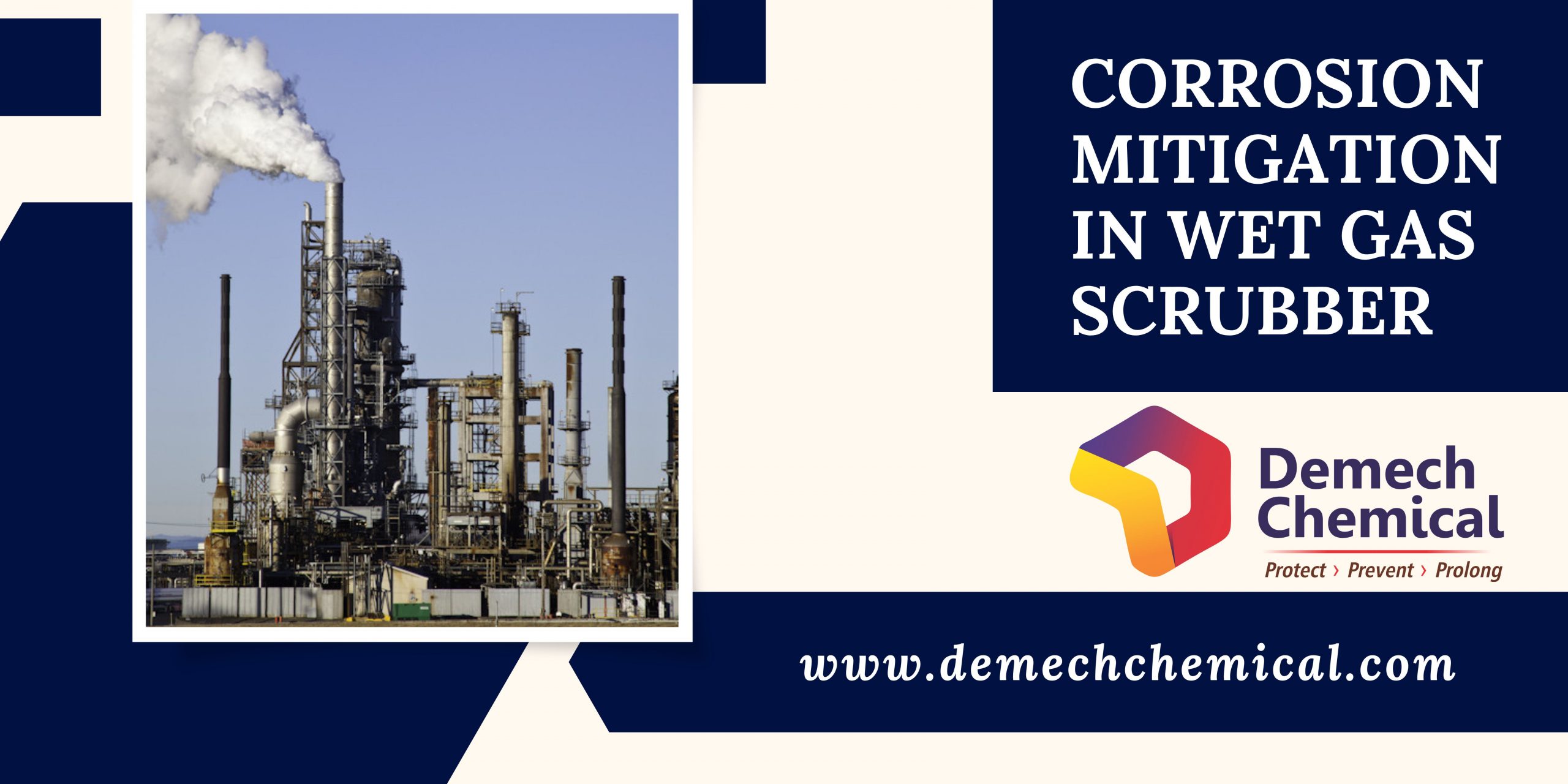 Corrosion mitigation in wet gas scrubber